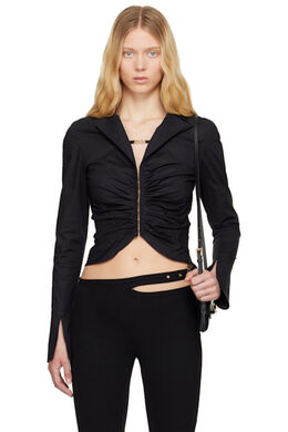 Versace Jeans Couture: Чёрная рубашка 