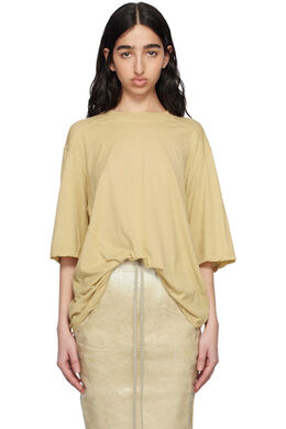 Rick Owens Drkshdw: Бежевая футболка 