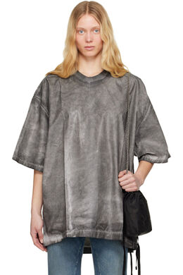 Rick Owens Drkshdw: Серая футболка 