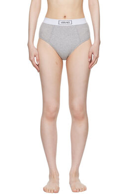 Versace Underwear: Серые трусы 