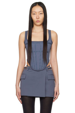 Dion Lee: Серый топ 
