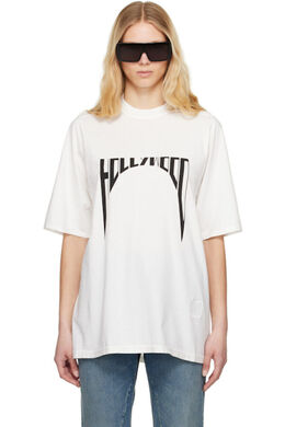 Rick Owens Drkshdw: Белая футболка  Jumbo