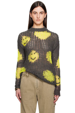 Acne Studios: Жёлтый свитер 