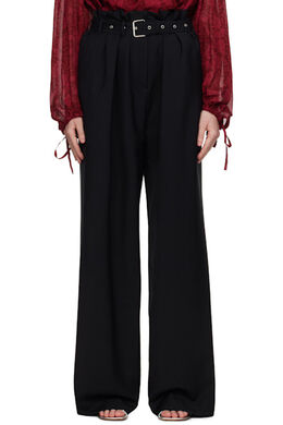 Dries Van Noten: Чёрные брюки 