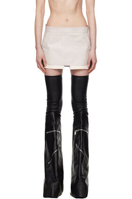 Rick Owens: Белая юбка  Fog