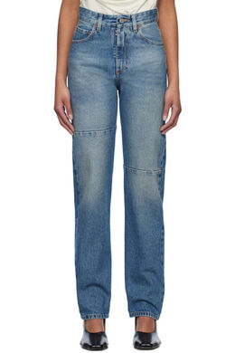 MM6 Maison Margiela: Синие джинсы 