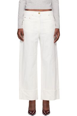 Max Mara: Белые джинсы 