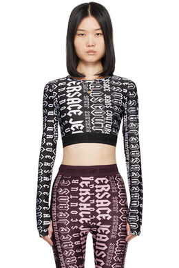 Versace Jeans Couture: Чёрная футболка 