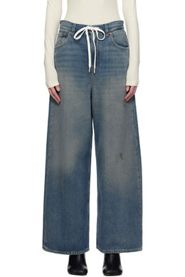 MM6 Maison Margiela: Синие джинсы 