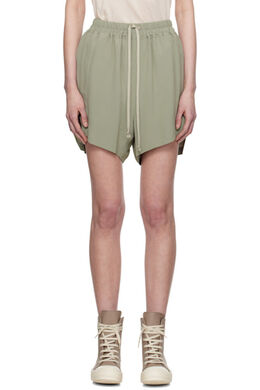 Rick Owens: Зелёные шорты 