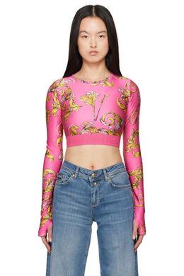 Versace Jeans Couture: Короткая футболка 