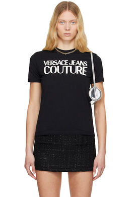 Versace Jeans Couture: Чёрная футболка 