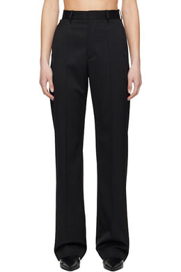 MM6 Maison Margiela: Чёрные брюки 