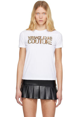 Versace Jeans Couture: Белая футболка 