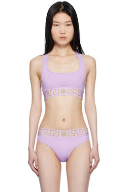 Versace Underwear: Фиолетовый бюстгальтер 