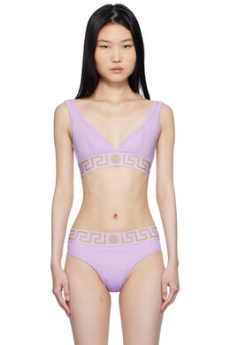 Versace Underwear: Фиолетовый бюстгальтер 
