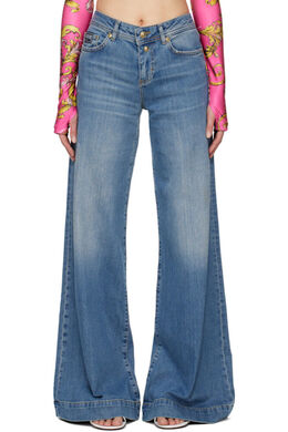 Versace Jeans Couture: Синие джинсы 