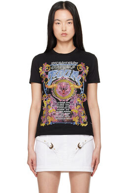 Versace Jeans Couture: Чёрная футболка 