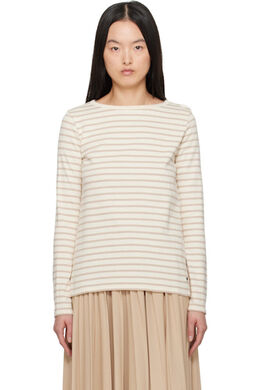 Weekend Max Mara: Бежевая футболка 
