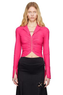 Versace Jeans Couture: Розовая рубашка 