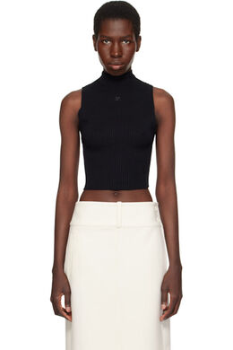 Courreges: Чёрный топ 