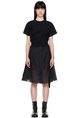 Sacai: Чёрное платье 