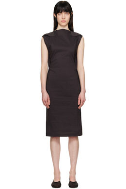 Issey Miyake: Коричневое платье 