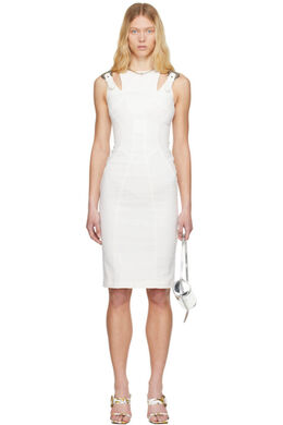 Versace Jeans Couture: Белое платье 