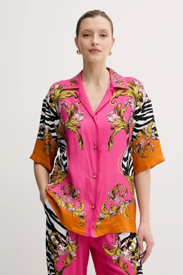 Versace Jeans Couture: Розовая рубашка 