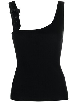 Versace Jeans Couture: Чёрный топ 