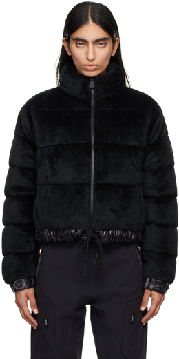 Moncler Grenoble: Пуховик из искусственного меха 