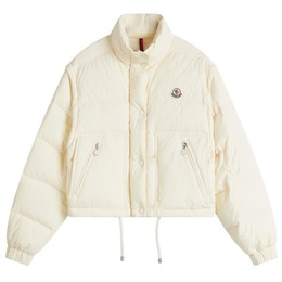 Moncler: Бежевая куртка 