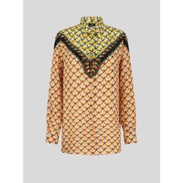 Etro: Оранжевая рубашка 