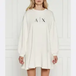 Armani Exchange: Белое платье 