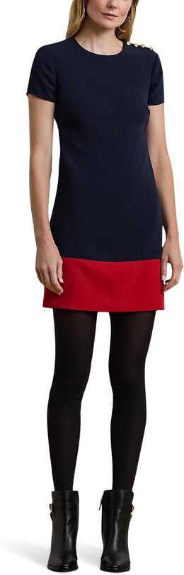 Lauren Ralph Lauren: Двухцветное платье 