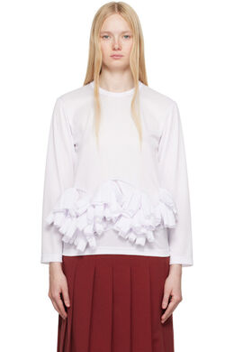 Comme Des Garçons Comme Des Garçons: Белая футболка 