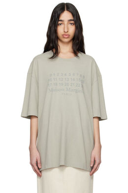 Maison Margiela: Серая футболка 