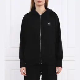 Armani Exchange: Чёрная толстовка 