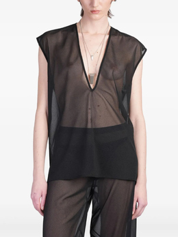 Rick Owens Lilies: Чёрный топ 
