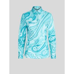 Etro: Синяя рубашка 