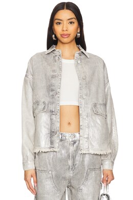 Allsaints: Джинсовая рубашка 