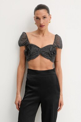 Elisabetta Franchi: Чёрный топ 