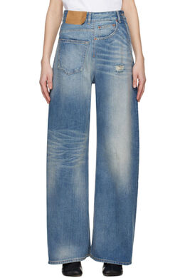 MM6 Maison Margiela: Синие джинсы 