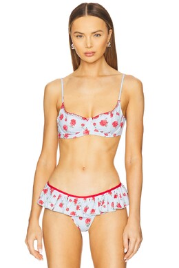 Frankies Bikinis: Купальник с принтом 