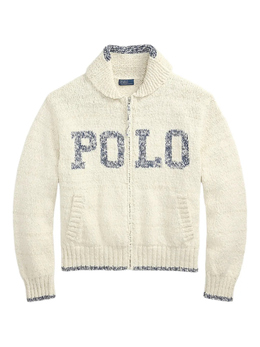 Polo Ralph Lauren: Белый свитер 