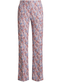 Etro: Синие брюки 