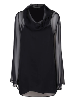 Alberta Ferretti: Прозрачная блуза 