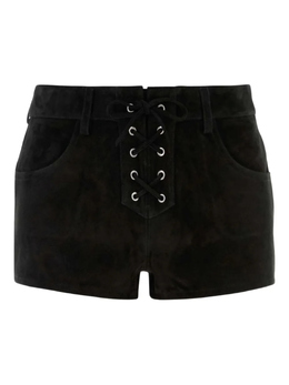 Isabel Marant: Кожаные шорты 