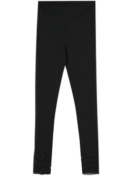 Pleats Please Issey Miyake: Чёрные легинсы 