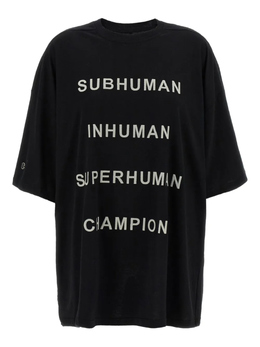 Rick Owens: Футболка  Champion с принтом